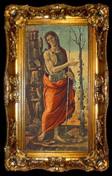 framed  JACOPO del SELLAIO St John the Baptist f, ta009-2